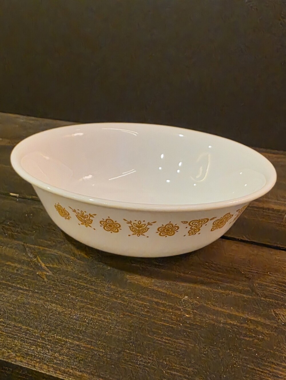 Vintage Corelle Butterfly Gold Cereal Soup Bowl 6.25" Corning Ware 18oz Retro